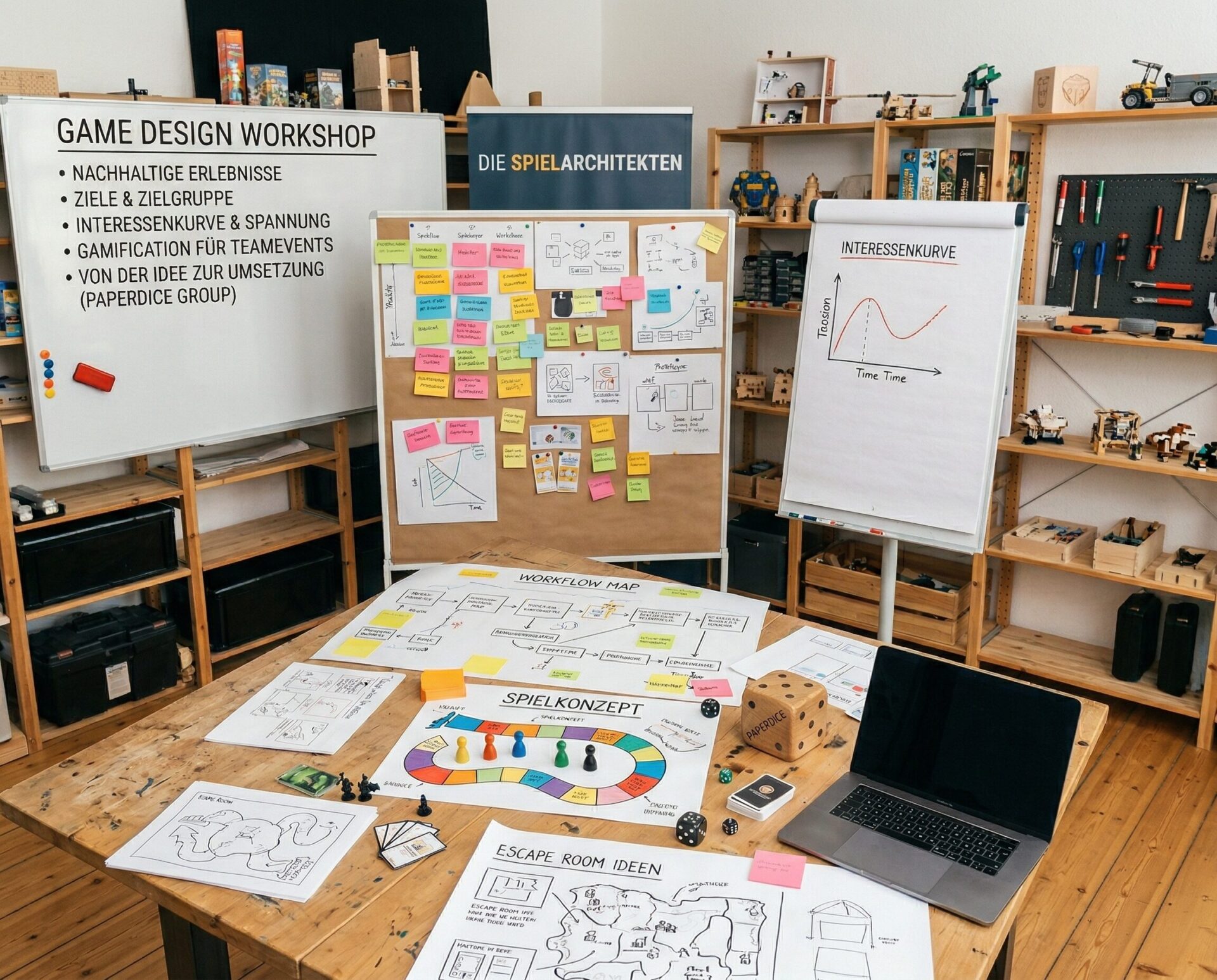 Game Design Workshops für nachhaltige Erlebnisse